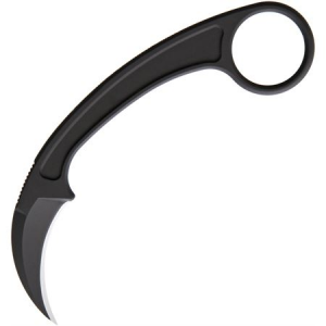 Bastinelli 202B PiKa Picoeur Karambit Black Fixed Blade Knife 053675910640