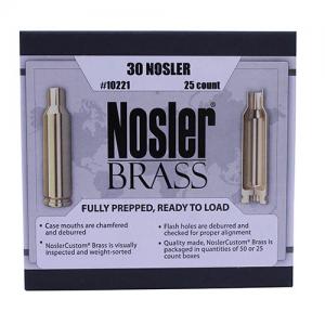 Nosler 10222 Brass 33 Nosler 25 Count Box 054041102223