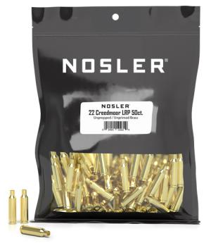 Nosler 22 Creedmoor Brass Bag of 50 