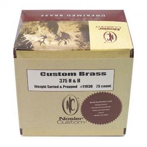 Nosler Ammunition 11930 Custom Brass 375 H and h 25