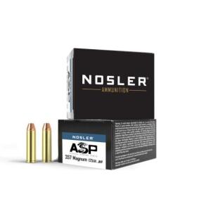 Nosler ASP Handgun Ammunition .357 Mag 125gr JHP 1450 fps 20/ct NO40134 