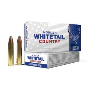 Nosler Whitetail Country Rifle Ammunition 400 Legend 215gr JSP 20/ct 