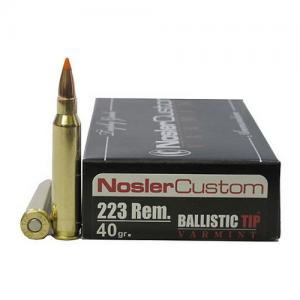 Nosler 223REM 40GR BTV 20/200 60001