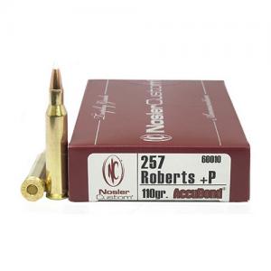 Nosler Ammunition 60010 Trophy 257ROB+P 110 AB 20rds 60010