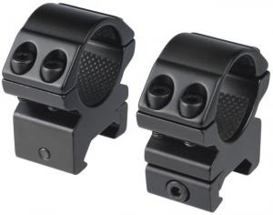 Hawke Sport Optics 2pc Match Series Weaver Scope Rings, 1in, Medium HM7102