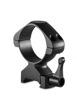 Hawke Sport Optics Precision Steel Rings Weaver 34mm Medium 2pc With Lever, Black, 23031 054492230310