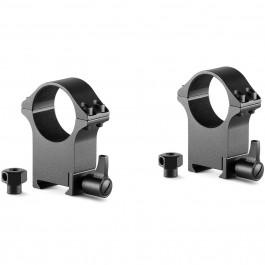 Hawke Professional Steel Ring Mounts 30mm, Extra High, With Lever (Fitted) & Nut 054492231089