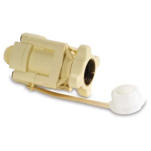 SHURFLO Pressure Reducing City Water Entry - In-Line - Cream, 183-039-08