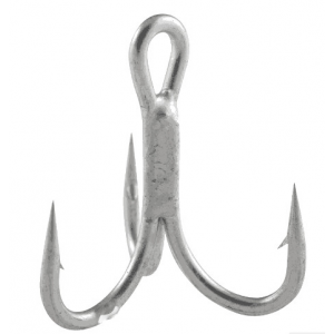 Owner ST66 Treble Hook Size 5/0 5pk - Chrome