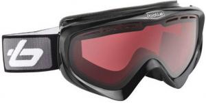 Bolle Y6 Snowboard/Ski OTG Googles, Shiny Black Frame, Verm Gun Lens, 20492