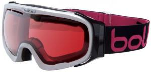 Bolle Fathom Ski/Snowboard Goggles, Shiny White Frame, Vermillon Gun Lens 20544 054917270445