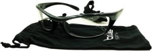 Bolle Safety 253-SR-40066 Safety Spider Eyewear with Black Nylon + TPE Frame and Clear Lens 054917277581