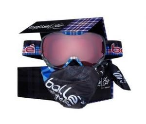 Bolle Emperor Ski/Snowboard Goggles,Seth Wescott Signature Series Frame,Vermillon Gun Lens 21163
