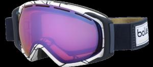 Bolle Gravity Goggles, White and Blue Frame, Aurora Lens, 21456 054917321970