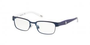 Polo PP8036 Eyeglass Frames 9370-46 - Blue Navy Matte