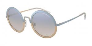 Armani EA2077 Sunglasses 3270V6-52 - , Clear Gradient Blue Lenses