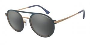 Armani EA2080 Sunglasses 32286G-53 - , Light Grey Mirror Black Lenses