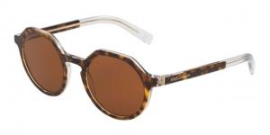 Dolce&Gabbana DG4353 Sunglasses 757/73-50, Brown Lenses