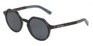 Dolce&Gabbana DG4353 Sunglasses 320980-50, Blue Lenses