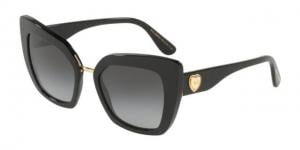 Dolce&Gabbana DG4359 Sunglasses 501/8G-52, Grey Gradient Lenses