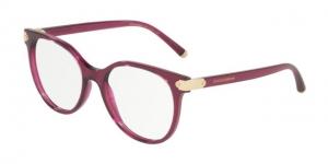 Dolce&Gabbana DG5032 Eyeglass Frames 1754-51 - Transparent Black Cherry