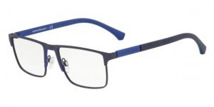 Armani EA1095 Eyeglass Frames 3283-53 - Matte Blue/Bluette