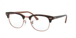 Ray-Ban Clubmaster Eyeglass Frames RX5154 5884-49 - Top Havana On Brown