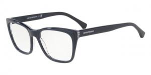 Armani EA3146F Eyeglass Frames 5743-54 - Trilayer Crystal Blue