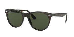 Ray-Ban RB2185F Sunglasses 902/31-55 - , Green Lenses