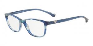 Armani EA3099 Eyeglass Frames 5714-52 - Acquarello Blue