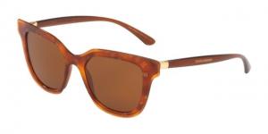 Dolce&Gabbana DG4362F Sunglasses 321273-51, Brown Lenses