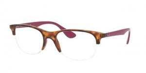 Ray-Ban RX4419V Eyeglass Frames 5889-54 - Rubber Red Havana