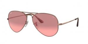 Ray-Ban RB3689 Sunglasses 9151AA-58 - , Photo Red Gradient Bordeaux Lenses