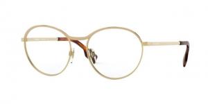 Burberry BE1337 Eyeglass Frames 1296-53 - Beige/Gold