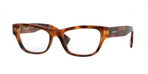 Burberry BE2302F Eyeglass Frames 3316-53 - Light Havana