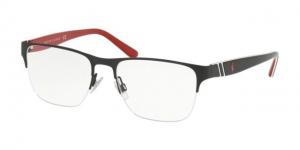 Polo PH1191 Eyeglass Frames 9038-55 - Matte Black