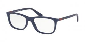 Polo PH2210 Eyeglass Frames 5618-55 - Matte Navy Blue