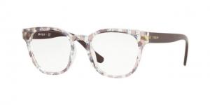 Vogue VO5273 Eyeglass Frames 2730-50 - Text Stripes Brown/Blue Transp