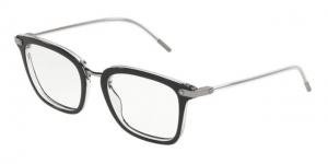 Dolce&Gabbana DG3319 Eyeglass Frames 675-50 - Black On Crystal
