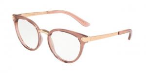 Dolce&Gabbana DG5043 Eyeglass Frames 3148-52 - Transparent Pink