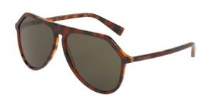 Dolce&Gabbana DG4341 Sunglasses 322282-59 - , Dark Green Lenses