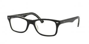 Ray-Ban Eyeglass Frames RX5228 5912-53 - Top Havana/Brown/Yellow
