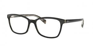 Ray-Ban RX5362F Eyeglass Frames 5912-54 - Top Havana/Brown/Yellow
