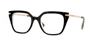 Burberry BE2310 Eyeglass Frames 3827-52 - Top S9 On Tb Brown