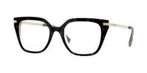 Burberry BE2310F Eyeglass Frames 3827-52 - Top S9 On Tb Brown