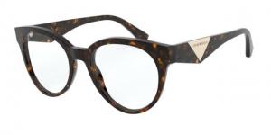Armani EA3160F Eyeglass Frames 5089-52 - Havana