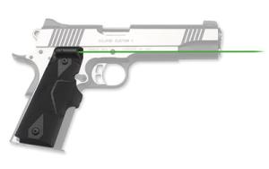 Crimson Trace LG-401G Front Activation Lasergrips 1911 Full-Size Laser Sight - Green - Black 0610242004812