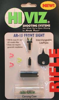 HIVIZ Shooting Systems Fiber Optic Front Sight for AR-15 and M4 Rifles - Shooting Supplies And Accessories at Academy Sports 0613485587562