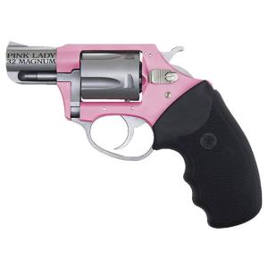 Charter Arms Pink Lady 32 H&R 2" Barrel W/ Fixed Sights 5Rd Black Rubber Grip/Pink-Stainless 53230