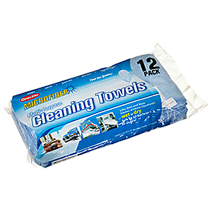 HOPKINS Detailer's Choice Microfiber Cleaning Towels 12-Pack 073319351286